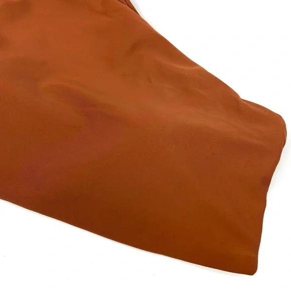 SUMMERSALT The Sidestroke Top & The Ruched High Leg High Rise Bottom Amber 4 - Picture 3 of 11